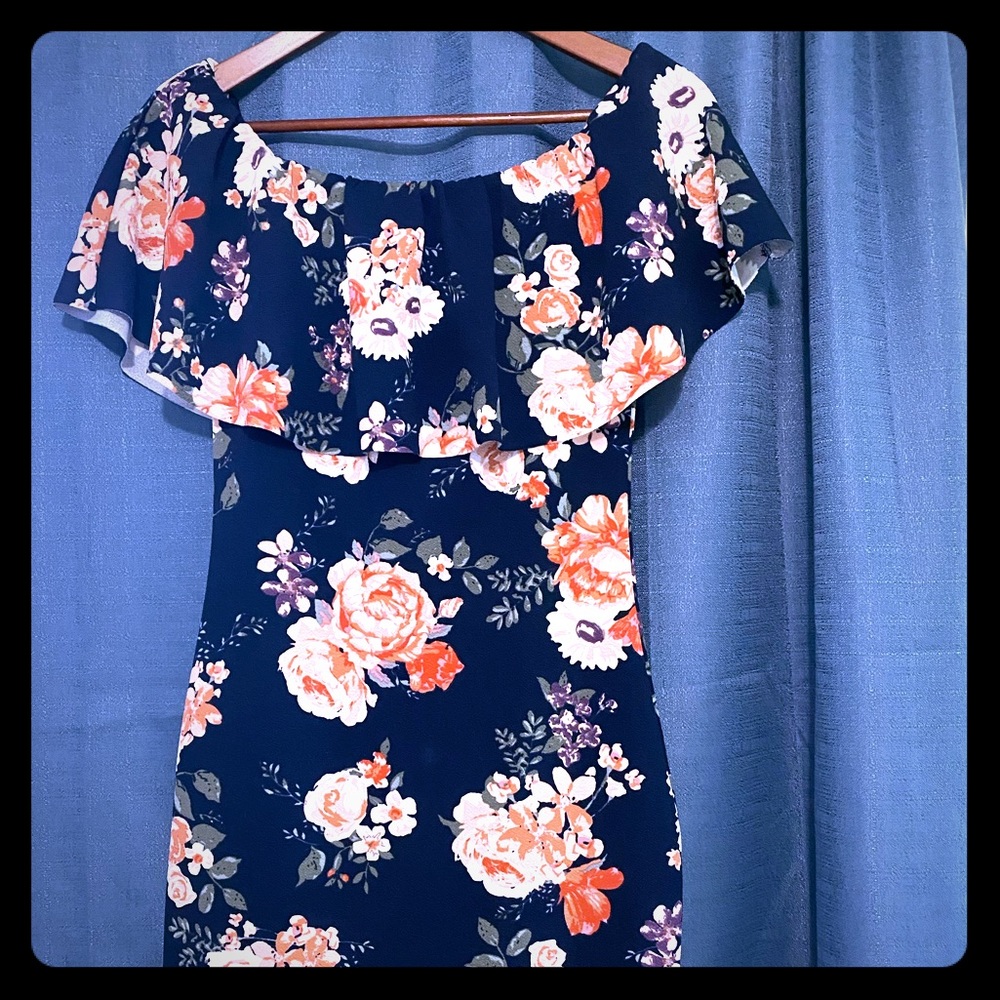Crave Fame Floral Fitted Dress